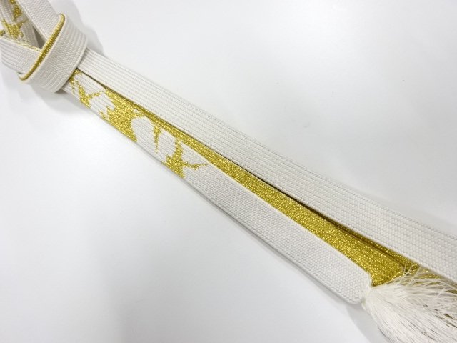 JAPANESE KIMONO / HAND-TIED OBIJIME